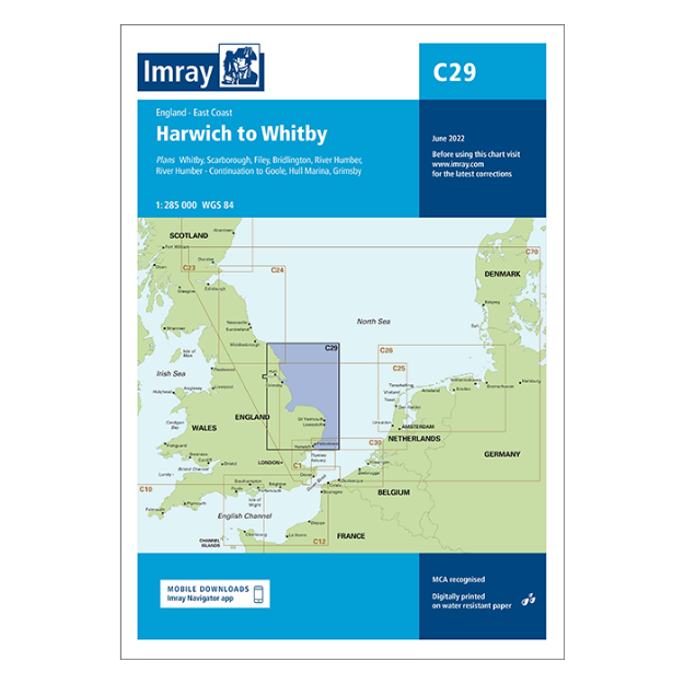 Imray C 29 - East Coast England